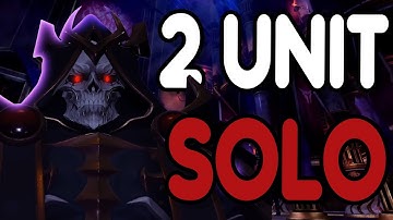 How To EASILY CLEAR New FALL EVENT SOLO WITH 2 UNITS For Ainz In Anime Vanguards Newest Update!