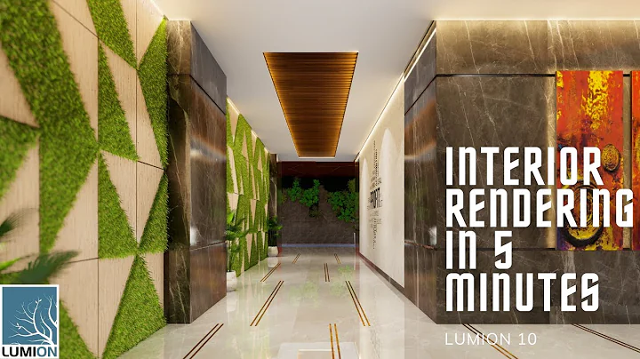 How To Create a Realistic INTERIOR Render in just 5 minutes | Lumion 10 Rendering Tutorial