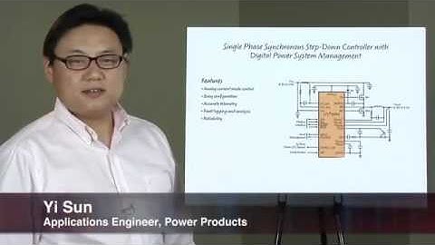 Single Phase Step-Down DC/DC Controller with Digital Power System Management and Input Current Sense