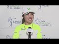 Ayaka Furue Sunday Flash Interview 2023 LPGA Drive On Championship · Round 4