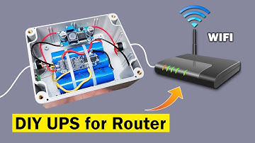 Auto switching mini UPS DIY, DIY ups for router 7 hours backup