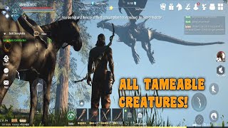 Dark And Light Mobile - All Tameable/Rideable Creatures!