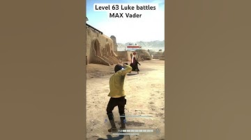 Luke defeats MAX level Vader #disney #fyp #starwarsbattlefront2 #starwars #lukeskywalker #darthvader