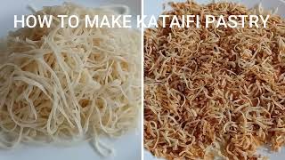 How to Make Kataifi Dough (a.k.a. Shredded Filo Pastry) at Home