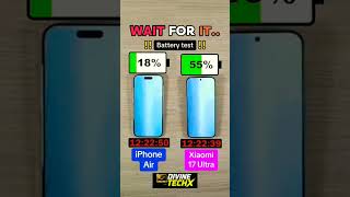 ⚡👑 iPHONE AIR vs XIAOMI 17 ULTRA 🔋 WHO'S THE BATTERY KING? #shorts #iphonexi #iphonepromax