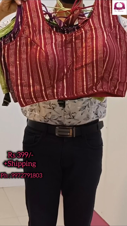 Fancy Readymade Blouses Regular Adjustable Size || Paded, Limited Stock