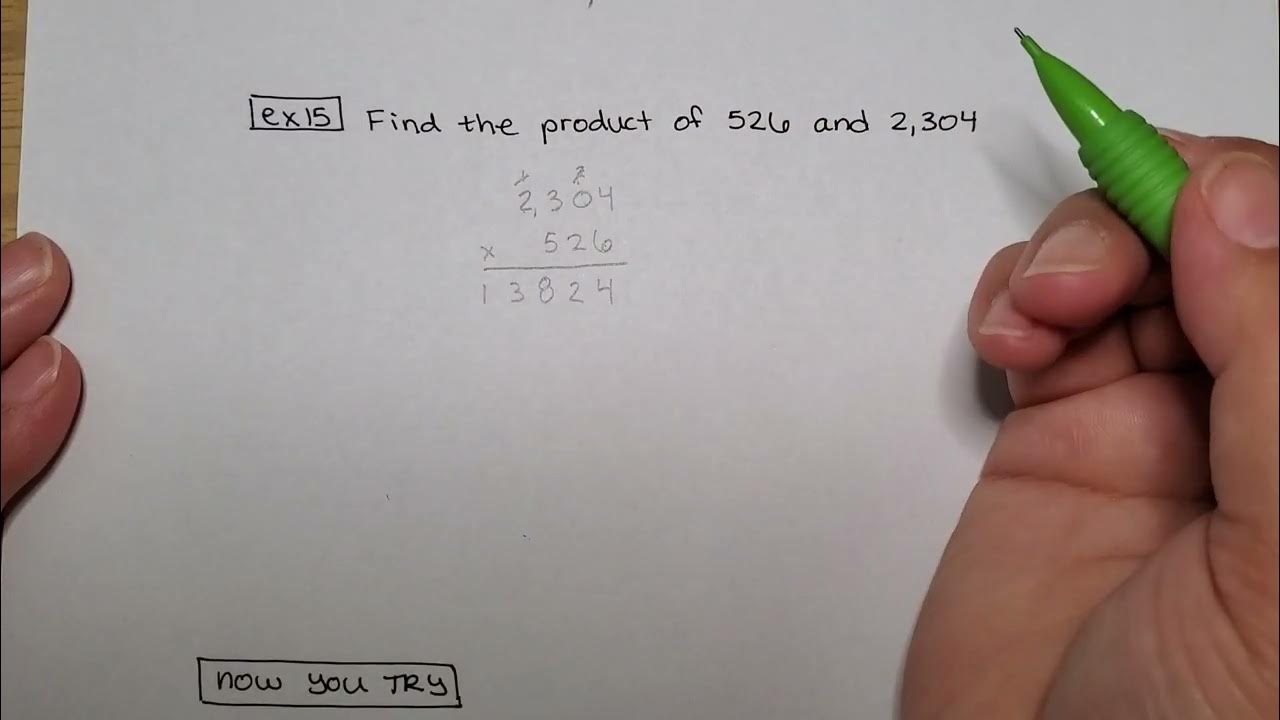 2C - Multiplying with the Traditional Method - YouTube