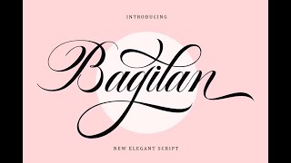 Bagilan: Elegant Calligraphy Script Font for Stunning Designs