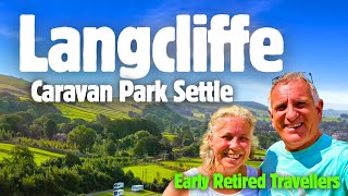 Langcliffe Caravan Park Settle Ribblesdale Yorkshire Dales #yorkshiredales #camping #hiking