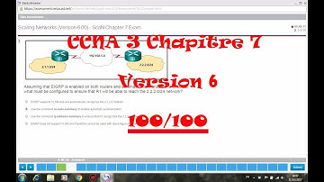 CCNA3 chapitre 7 version 6 solution 100%