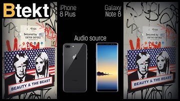 Galaxy Note 8 vs iPhone 8 Plus 4K video comparison