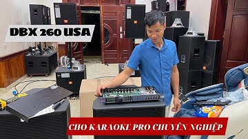 DBX 260 USA Thiết Bị Không Thể Thiếu Cho Karaoke Pro Chuyên Nghiệp