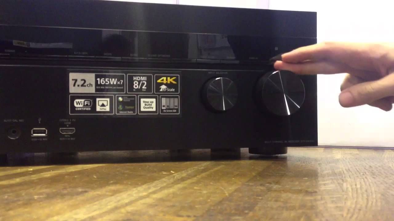 Sony STR-DN1040 - Knob Feel Review - YouTube