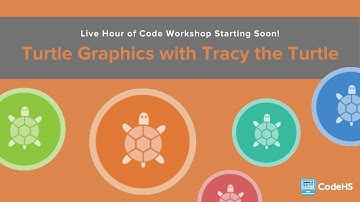 Live Hour of Code Workshop: Turtle Graphics with Tracy the Turtle