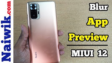 How to Blur App Previews in Recents in Redmi Note 10 Pro Max || MIUI 12