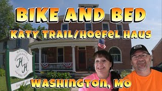 Katy Trail and Hoefel Haus B&B and Bike Hostel - Washington, Missouri - Dutzow - Treloar