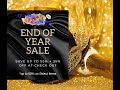END OF YEAR SALE HAPPENING NOW