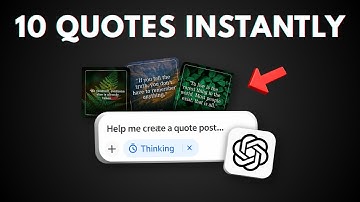 How to BULK Create Quote Pictures with ChatGPT in 60 Seconds Using This PROMPT