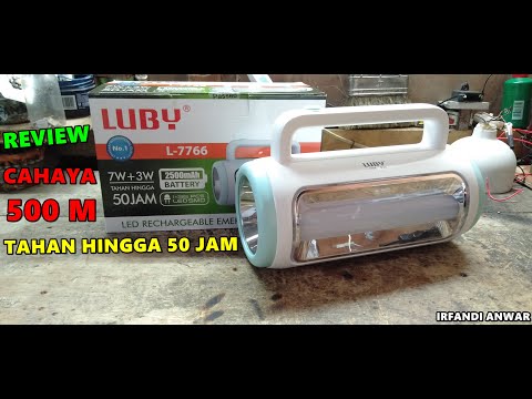 Lampu bisa menyala 100 jam 😲😱 - LUBY L 7670. 