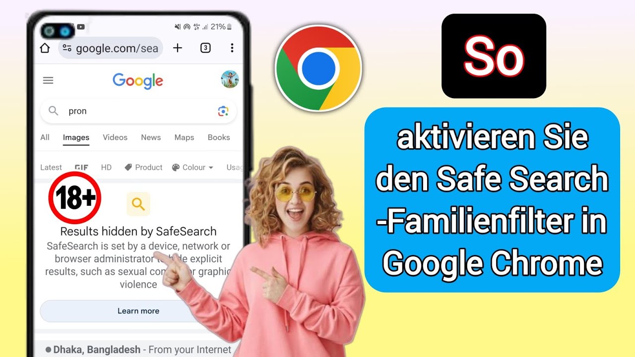 So aktivieren Sie den Safe SearchFamilienfilter in Google Chrome (2024