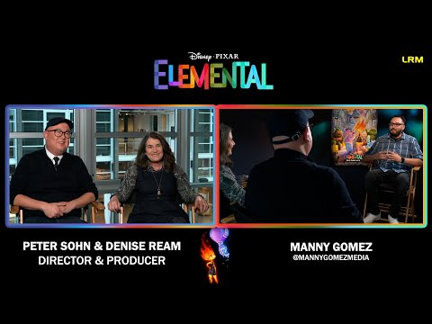 Peter Sohn and Denise Ream Interview for Disney Pixar's Elemental