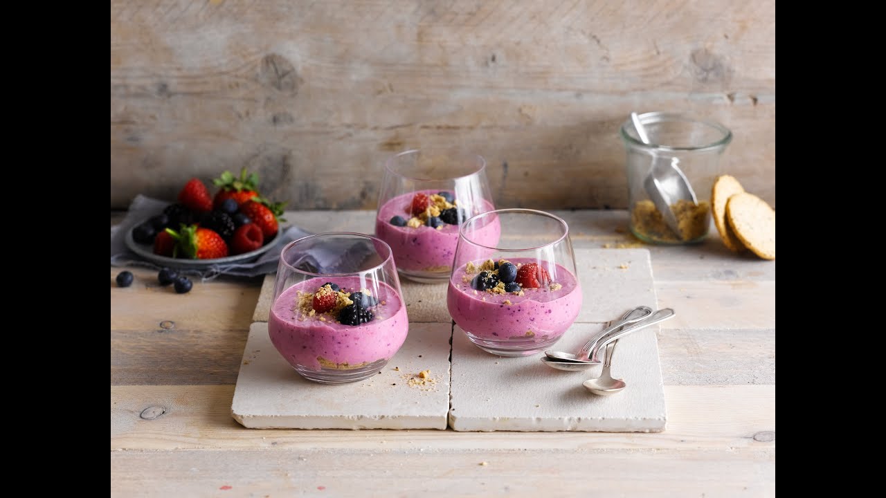Alpro Recipe - Multi layered breakfast - YouTube