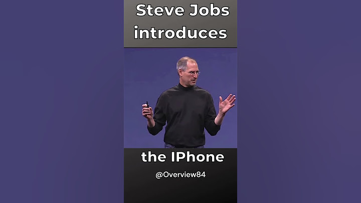 Steve Jobs introduces the iPhone (Genius) 🤩