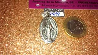 Medalla milagrosa de plata , modelo especial.