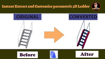 | Archicad Tutorial | - | How to Extract Parametric 3D BIM Model to GSM Format  |3D Tutorial |