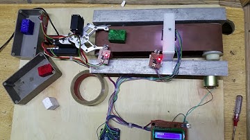 Color Sensor Product Sorting Conveyor Belt Arduino Automation Project | Conveyor Belt