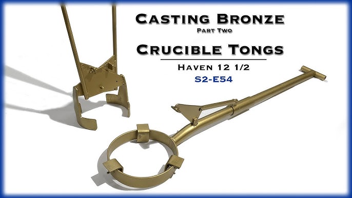 Making Crucible Lifting Tongs for lifting 2000° crucibles of