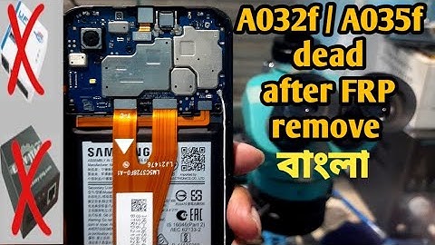 A032f/A035f deadboot repair by USB ! Without any box।