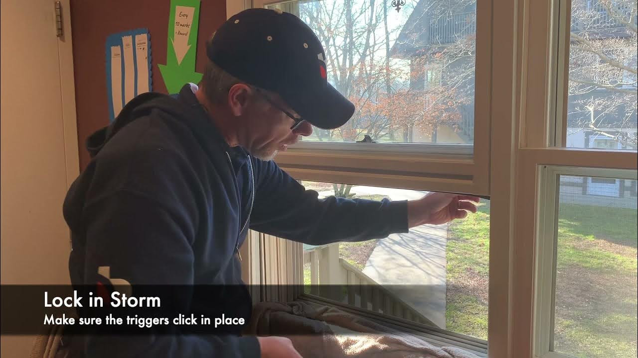Cleaning Storm Windows YouTube