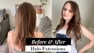 Halo Hair Extensions for Thin and Fine Hair // 2 Minutes to Install // Full Shine screenshot 4