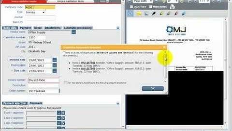 1 How to handle duplicate invoices