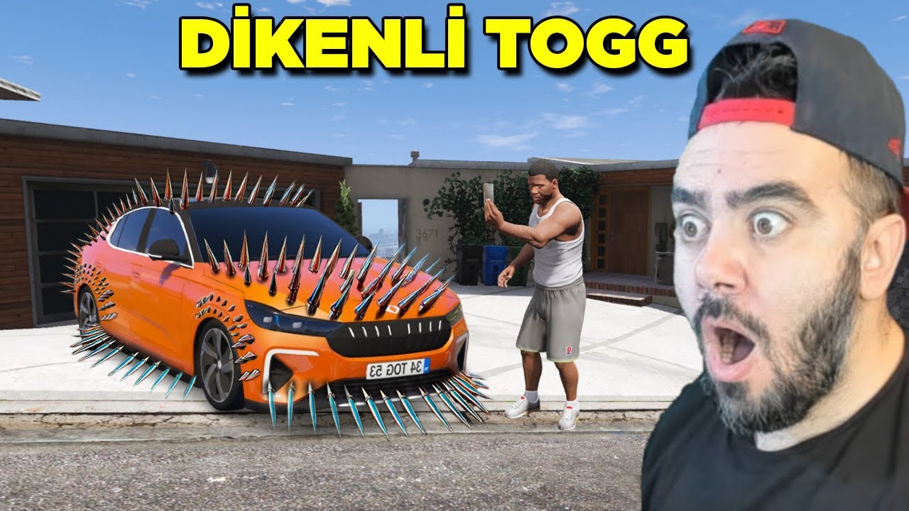 FRANKLIN DIKENLI TOGG BULDU BINEMIYOR - GTA 5 MODS