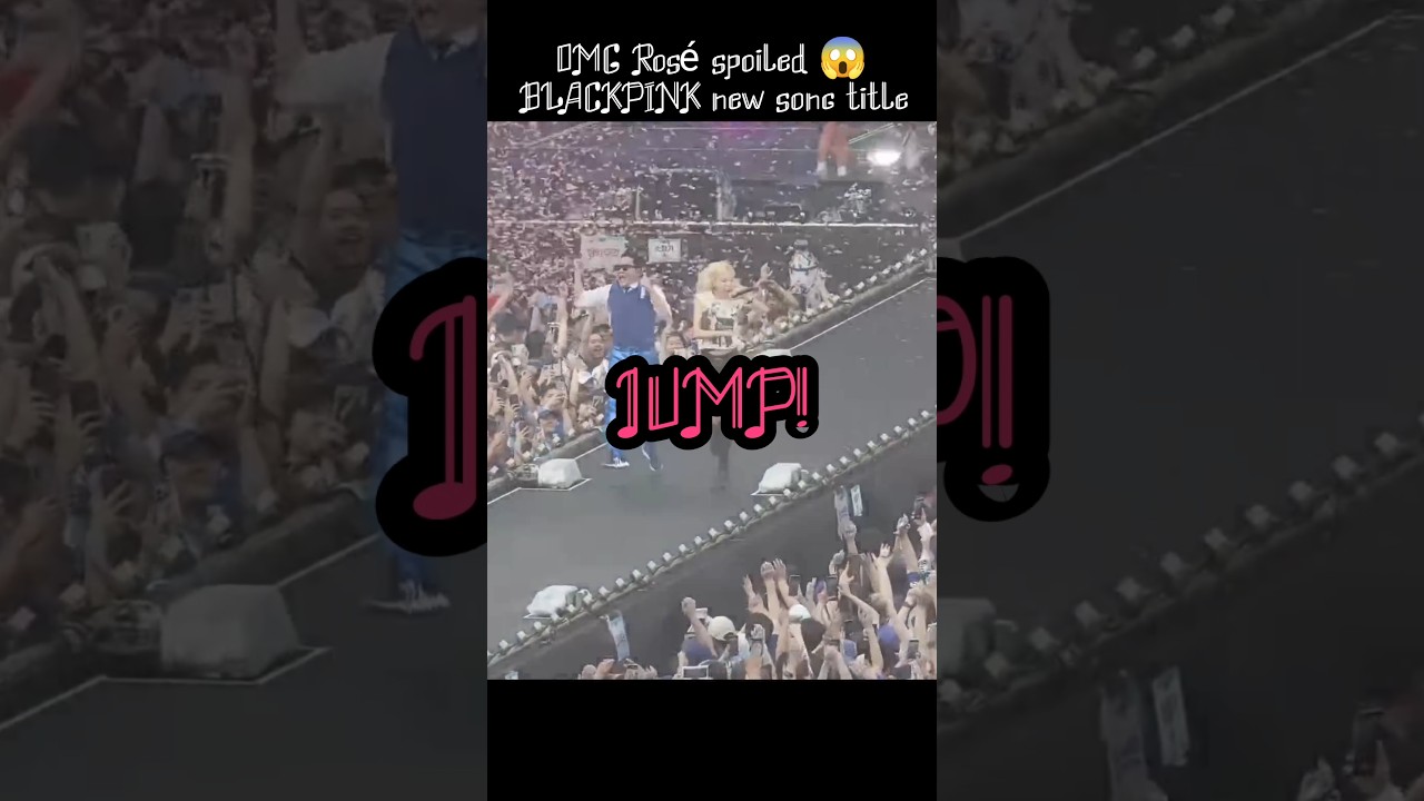 OMG 😱 Rosé spoiled BLACKPINK new song title?! 