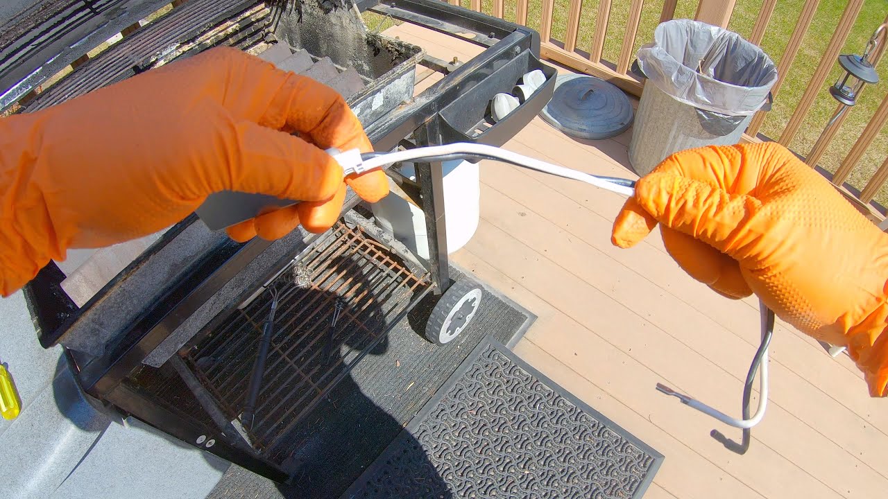 Replace er BBQ Igniter and Clean Out Ash in 4K YouTube