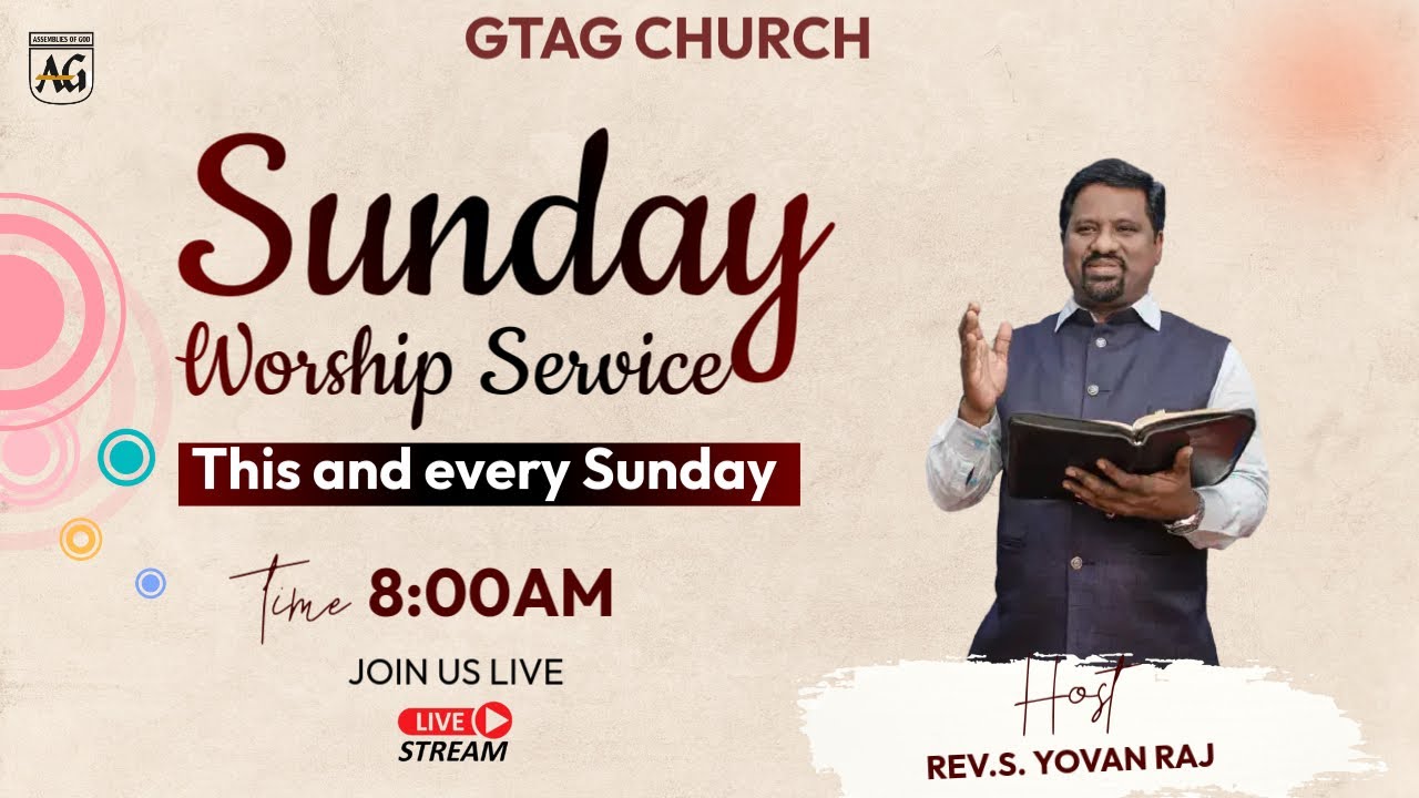 GTAG SUNDAY SERVICE | REV.S.YOVAN RAJ | 23-02-2025 | GTAG CHURCH 