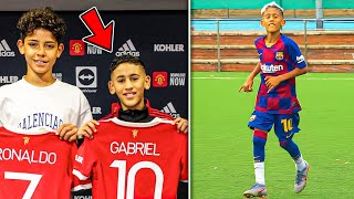 HE'S BETTER THAN RONALDO JR! WHO IS GABRIEL from MANCHESTER UNITED?