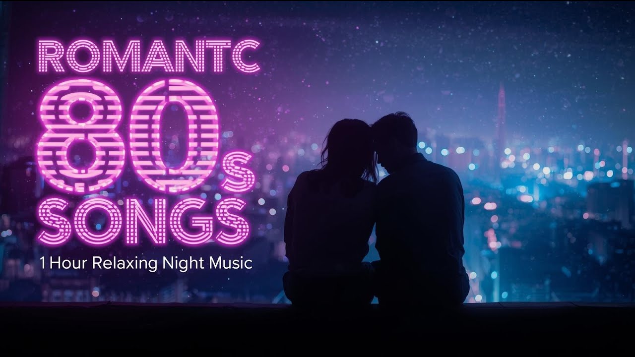 1 Hour of Romantic 80s Love Songs 🌙 Nostalgic Night Drive | Relaxing Soft Synth Pop