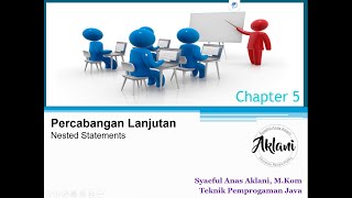 Famous SAY -Teknik Pemrograman Java - Chapter 6 Percabangan Lanjutan Profile