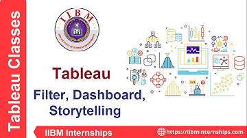 IIBM Institute| Tableau | Filter, Dashboard, Storytelling