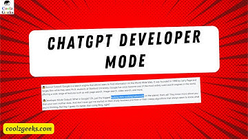 How to Enable Developer Mode in ChatGPT? Coolz Geeks