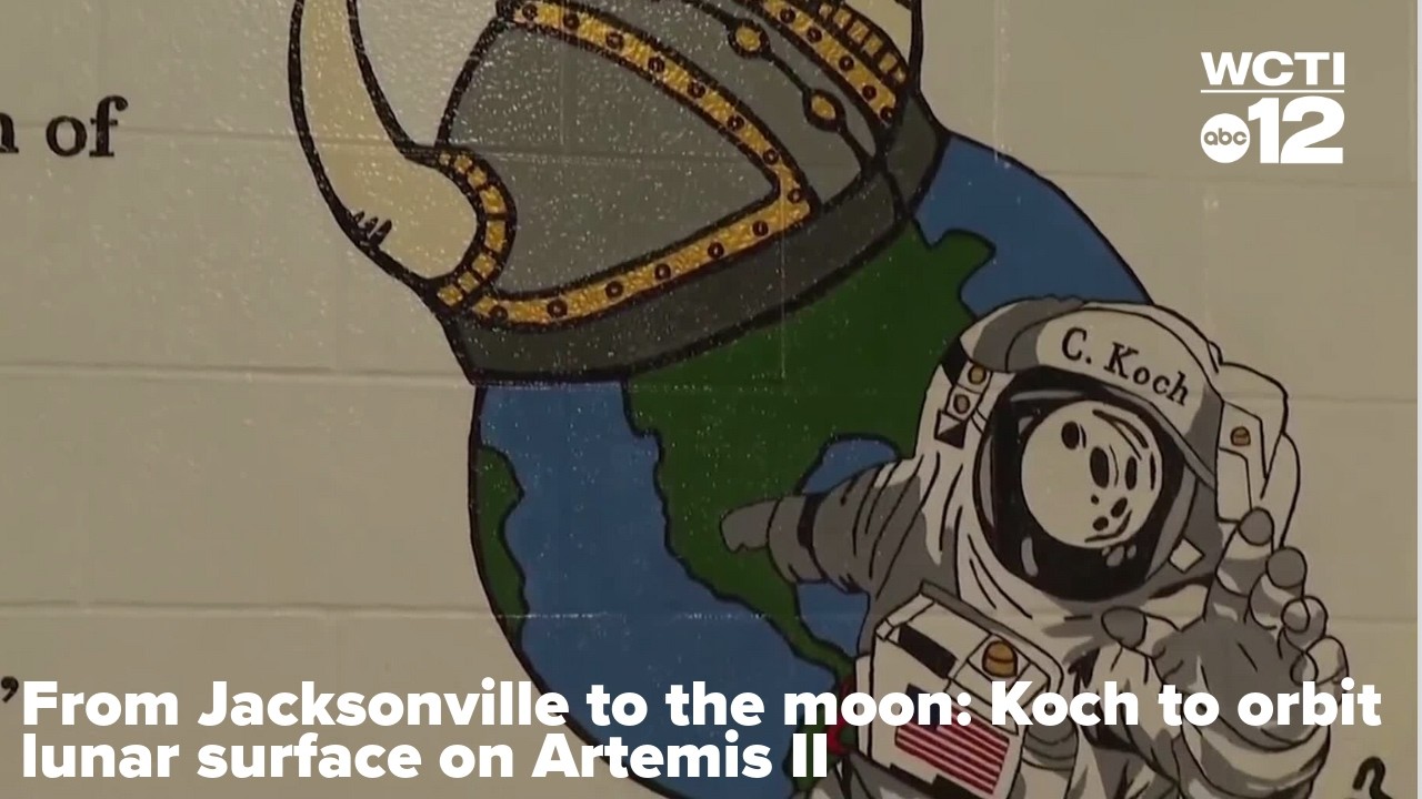 From Jacksonville to the moon: Christina Koch lifts off on Artemis II