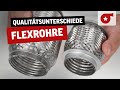 Worauf achten beim Flexrohr? Edelstahl nicht gleich Edelstahl?