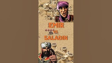 Emir vs Saladin | Stronghold Crusader: DE #strongholdcrusader #fireflystudios #gameplay #rts
