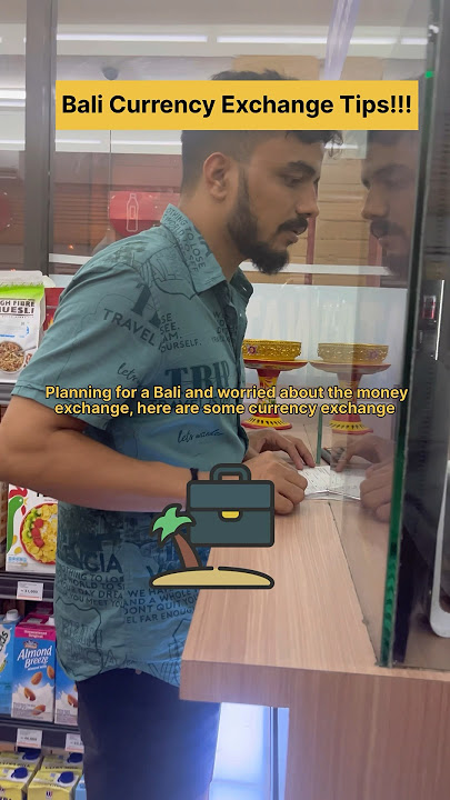 Bali Money Exchange tips #money #currency #balivlog #bali #ytshorts #travel #exchange