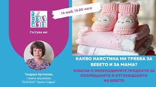 Какво наистина ни трябва за бебето и за мама? Списък с необходими продукти.