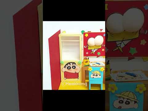 #shorts  Miniature  Crayon shinchan room decor｜Big Chocobi